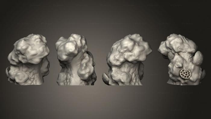 Figurines simple (Fungus Column 2, STKPR_2770) 3D models for cnc