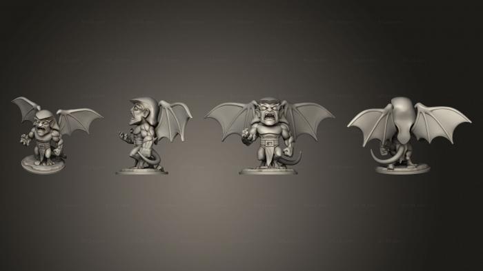 Figurines simple (Gargoyles Goliath Chibi, STKPR_2780) 3D models for cnc