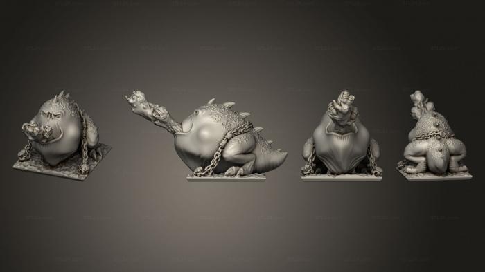Figurines simple (Giant Squig Artillery, STKPR_2788) 3D models for cnc