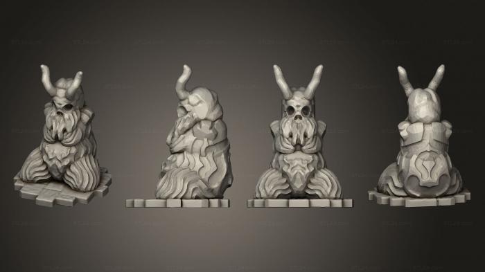 Figurines simple (Gotten Games Starter Pack Demon Idol, STKPR_2798) 3D models for cnc