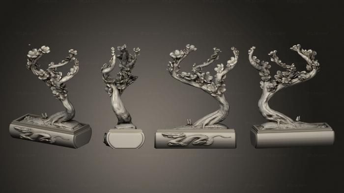 Figurines simple (Grab Bag Day 9 Sakura Set, STKPR_2799) 3D models for cnc
