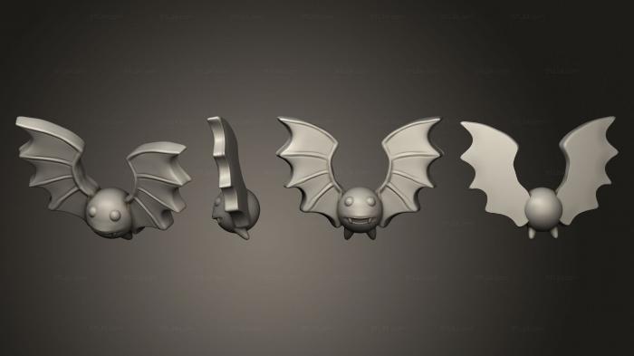 Figurines simple (Halloween Bat 2, STKPR_2812) 3D models for cnc