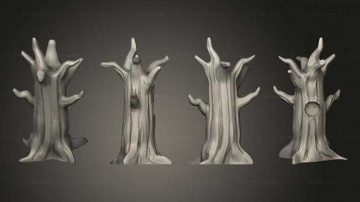 Figurines simple (Halloween Dead Tree 1, STKPR_2816) 3D models for cnc