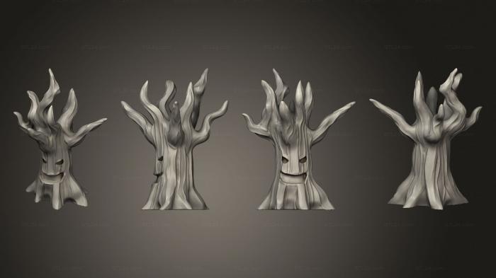 Figurines simple (Halloween Dead Tree 2, STKPR_2817) 3D models for cnc