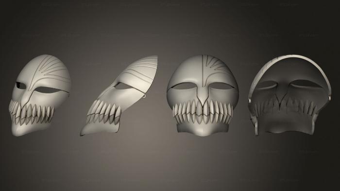 Figurines simple (ichiogo hallo mask, STKPR_2825) 3D models for cnc
