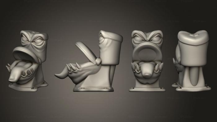 Figurines simple (Jamie Korte Toilet Mimic Toilet Mimic, STKPR_2831) 3D models for cnc
