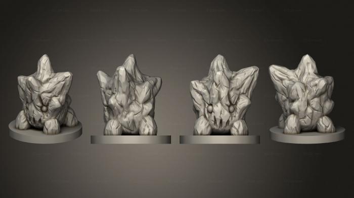 Figurines simple (Rock, STKPR_2862) 3D models for cnc