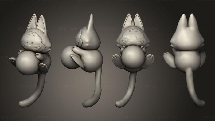 Figurines simple (Puar Dragon Ball, STKPR_2930) 3D models for cnc