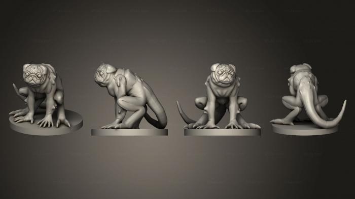 Figurines simple (Pug Demon Abomination, STKPR_2931) 3D models for cnc
