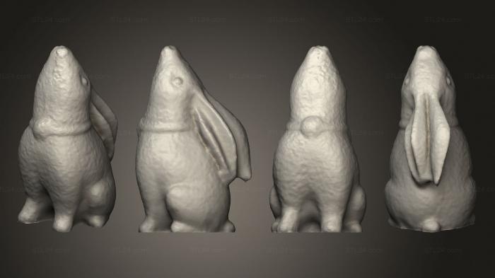Figurines simple (rabbit 2, STKPR_2936) 3D models for cnc