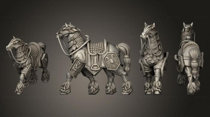 Figurines simple (Royal Feast Horse A, STKPR_2957) 3D models for cnc