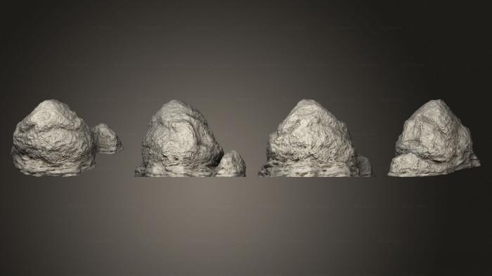 Figurines simple (Scatter Terrain Stone CC v 02, STKPR_2968) 3D models for cnc