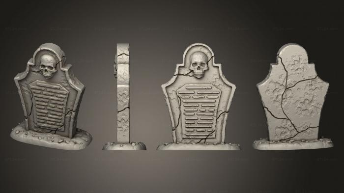 Figurines simple (spirit gravestone V 2, STKPR_2995) 3D models for cnc