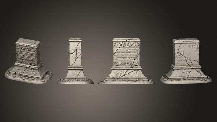 Статуэтки упрощенные (Духовный надгробный камень V 4, STKPR_2997) 3D модель для ЧПУ станка
