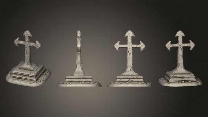 Статуэтки упрощенные (Духовный надгробный камень V 7, STKPR_3002) 3D модель для ЧПУ станка