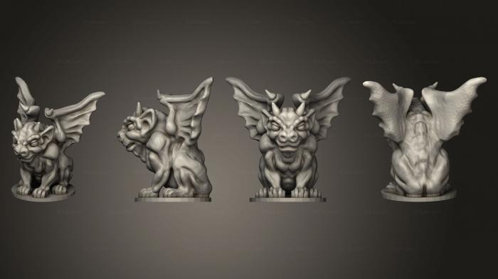 Figurines simple (The Frost Stretch Goals 2 Graveyard Gate, STKPR_3014) 3D models for cnc