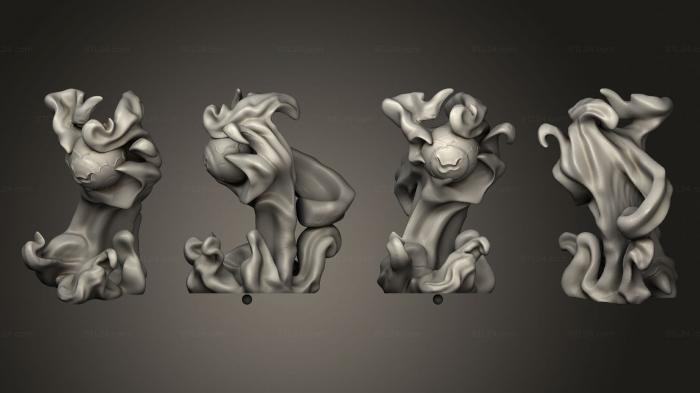 Figurines simple (Whispering Eye, STKPR_3039) 3D models for cnc