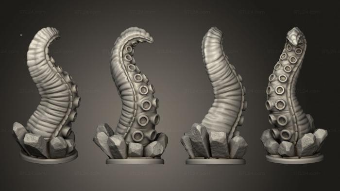 Figurines simple (6 TH STRETCH GOAL TENTACLE 2 003, STKPR_3050) 3D models for cnc