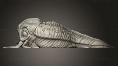 Figurines simple (A DEN ALIEN EVIL DELIVERABLES PROPS Larvae, STKPR_3068) 3D models for cnc