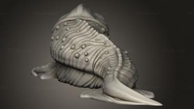 Figurines simple (A DEN ALIEN EVIL DELIVERABLES PROPS Larvae, STKPR_3068) 3D models for cnc