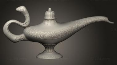 Figurines simple (Aladdin Magic Lamp, STKPR_3125) 3D models for cnc