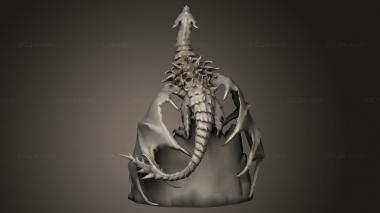 Figurines simple (Alduin, STKPR_3130) 3D models for cnc