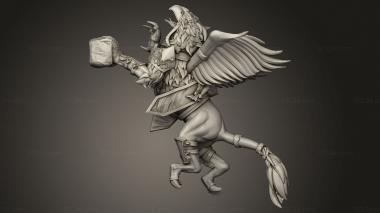 Figurines simple (ALEXANDER THE YOUNG PRINCE GRYPHON, STKPR_3132) 3D models for cnc