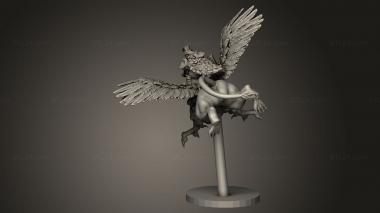 Figurines simple (Alliance gryphon, STKPR_3139) 3D models for cnc