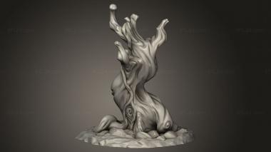 Figurines simple (Plains tree curvy, STKPR_3228) 3D models for cnc