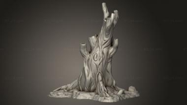 Figurines simple (Plains tree, STKPR_3229) 3D models for cnc