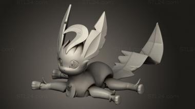 Figurines simple (Eeveelution Leafeon, STKPR_3261) 3D models for cnc