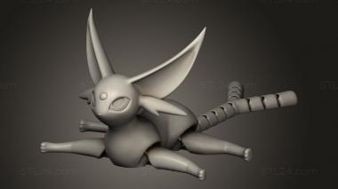 Figurines simple (Eeveelution, STKPR_3264) 3D models for cnc