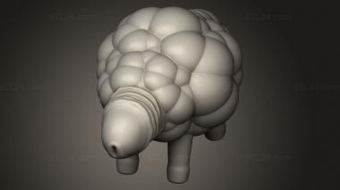 Figurines simple (Baa Dick Sheep, STKPR_3309) 3D models for cnc