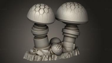 Статуэтки упрощенные (Спонсорские Подарки Data Shrooms, STKPR_3328) 3D модель для ЧПУ станка