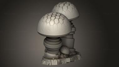 Статуэтки упрощенные (Спонсорские Подарки Data Shrooms, STKPR_3328) 3D модель для ЧПУ станка