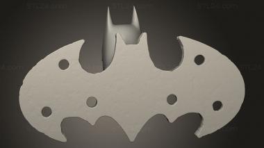 Figurines simple (BATMAN perchero, STKPR_3365) 3D models for cnc