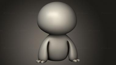 Figurines simple (Baymax, STKPR_3374) 3D models for cnc