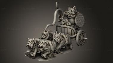 Figurines simple (Beastfolk Clan chariot, STKPR_3387) 3D models for cnc