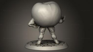 Figurines simple (Big Mr Tong Sexy Come Here Peach Manv, STKPR_3427) 3D models for cnc