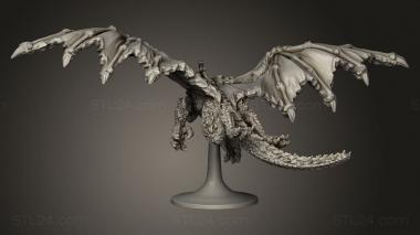 Figurines simple (Black Dragon, STKPR_3451) 3D models for cnc