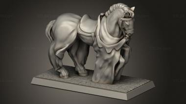 Figurines simple (horse caparison sb, STKPR_3546) 3D models for cnc