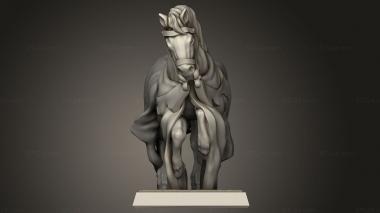 Figurines simple (horse caparison sb, STKPR_3546) 3D models for cnc