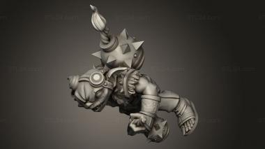 Figurines simple (Goblins Characters goblin artificer, STKPR_3577) 3D models for cnc