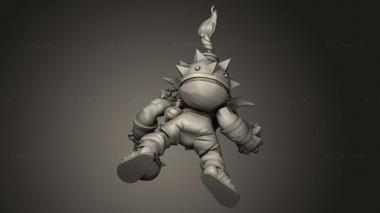 Figurines simple (Goblins Characters goblin artificer, STKPR_3577) 3D models for cnc