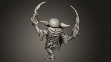 Figurines simple (Goblins Characters goblin pyro, STKPR_3578) 3D models for cnc