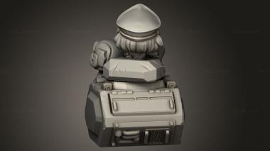 Figurines simple (Chibi Leman Russ driver, STKPR_3757) 3D models for cnc