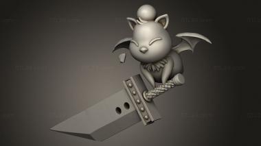 Figurines simple (Classic inspired Fantasy Batomon, STKPR_3787) 3D models for cnc