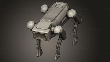 Figurines simple (CYBER DRONE SLIM, STKPR_3906) 3D models for cnc