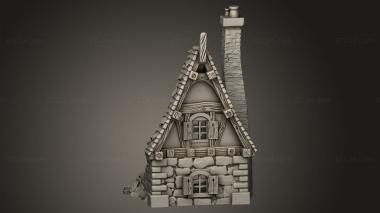 Figurines simple (Dark Realms Vladistov House Ruins FF, STKPR_3955) 3D models for cnc