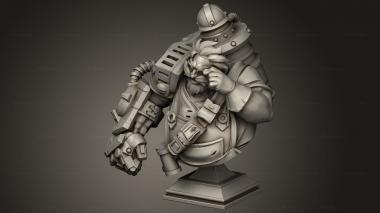 Figurines simple (Dr tnt the Chunky Artificer, STKPR_4093) 3D models for cnc